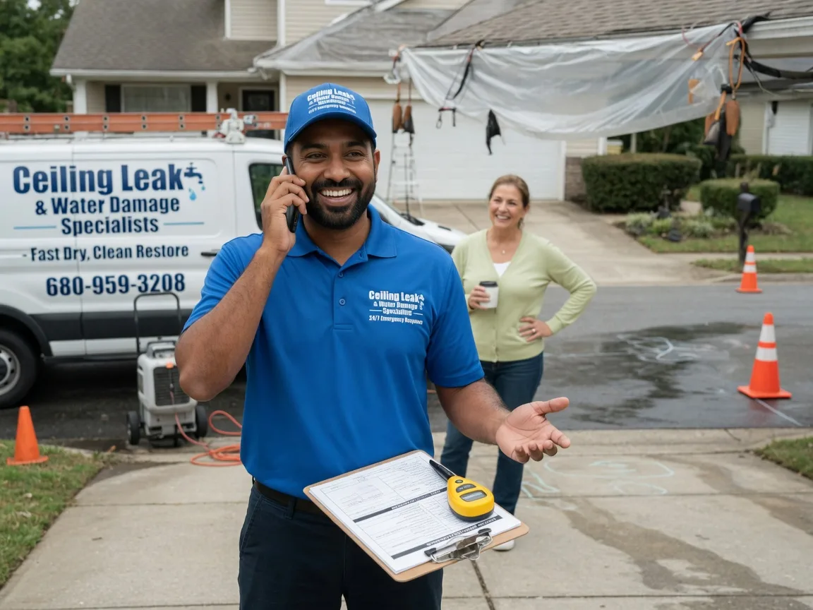 Ceiling Leak Cleanup Manassas, VA FAQs